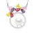 BUTTERFLY zoetwater parel Rond 8-9 mm White 925