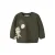 NAME IT BABY sweater met borduursels – olijfgroen