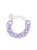 Cheeky Chain Munich Armband ‘Chunky Soft’  lavendel / zilver