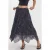 Hoge Taille Paisley Midi Rok