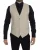 Beige Vest Classic Fit