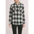Bella Dahl Two Pocket Oversize Shacket Heritage Black Plaid