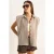 Gingham Katoenen Mouwloze Shirt