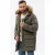 Ombre Winterjas heren – olijf groen c554