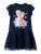 NAME IT Jurk ‘NMFMEMMA FROZEN’  marine / lichtblauw / cognac / lichtroze