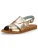FELMINI Sandalen met riem  goud