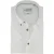 Wit Ledub overhemd korte mouw Modern Fit strijkvrij met groene knopen
