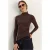 Fitted Colblouse met Lange Mouwen en Rimpeldetails