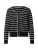 ZABAIONE Gebreid vest ‘Joelina’  zwart / wit