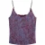 Scotch & Soda Jersey Woven Tank Blue Mountain Paisley Lake Blue