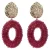 Candy Sweet Jewellery oorbellen CS22788 goudkleurig/roze