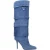 Denim Hoge Hakken Laarzen