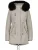 alife & kickin Winterparka ‘KierseyAK’  taupe / zwart
