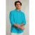 River Woods Custom Fit Linen Shirt St-barth Blue