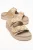 Milana Leer Double‑Strap Sandaal (Women)