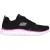 Skechers Dames/Dames Track Trainers (Zwart/roze)