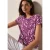Cecil Dames Shirt met minimale print in Roze