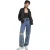 Urban Classics Dames/Dames Effen Polar Fleece Dubbellaags Jas (Zwart)