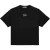 Malelions Women Oversized Diamond T-Shirt | Black/Frosty Pink