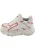 BUFFALO Sneakers laag ‘ECHO’  framboos / wit