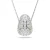 Swarovski ‘Sublima’ Dames Halsketting in Base Metaal – Zilver 5697190