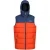 Regatta Heren Nevado zwaargewicht mouwloze bodywarmer (Admiraalblauw/roestoranje)