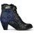 Laura Vita Dames Bloemen Goth Victoriaans blauw leren enkellaarzen met hakken – Alcizeeo-190