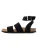 Bayton Sandalen met riem ‘Soria’  zwart