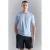 Mango Man slim T-shirt lichtblauw