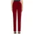 Moschino Pants In PannÉ Velvet Red
