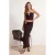 TRENDYOLMİLLA Dames Bruin Effen Maxi Bodycon Rokken