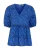 CULTURE Blouse  azuur / zwart