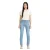 Levis Dames/Dames 724 Rio Fate Leather Patch Straight Leg High Rise Jeans (Denim)