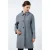Oversized Drop Shoulder Grijze Jas