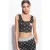 PINKO Irriverente Top Punto Stoffa Jacquard Logo Con Patch Ricamat