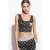 PINKO Irriverente Top Punto Stoffa Jacquard Logo Con Patch Ricamat