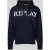 Replay Hoodie met labelprint