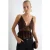 TRENDYOLMİLLA Dames Bruin Effen Driekwart mouw Regular fit Blouses