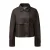 Leren trenchcoat voor vrouwen COMMA