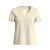 Dames T-shirt van zacht katoen met V-hals en zijsplit s.Oliver