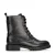 POSH by Poelman Kiek veterboots met slangenprint zwart