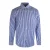 Aquascutum merklogo marineblauw shirt met lange mouwen