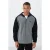 Heren Kleurenblok Halve Rits Plush Sweatshirt