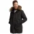 Militaire parka met nepbont Superdry