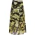 Bloemenprint Transparante Gelaagde Rok – Semi-maxi Lengte, Elastische Taille