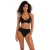 Freya niet-voorgevormde halter bikinitop Jewel Cove zwart