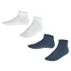 FALKE Sokken  blauw gemêleerd / wit