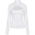 Urban Classics Dames uitgesneden schildpadhals top met lange mouwen