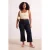 Trendyol Curve Dames Donkerblauw Effen Hoge taille Grote maten Jeans