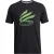 Under Armour Trend T-shirt voor heren met Stephen Curry-logo (Zwart, Groen)